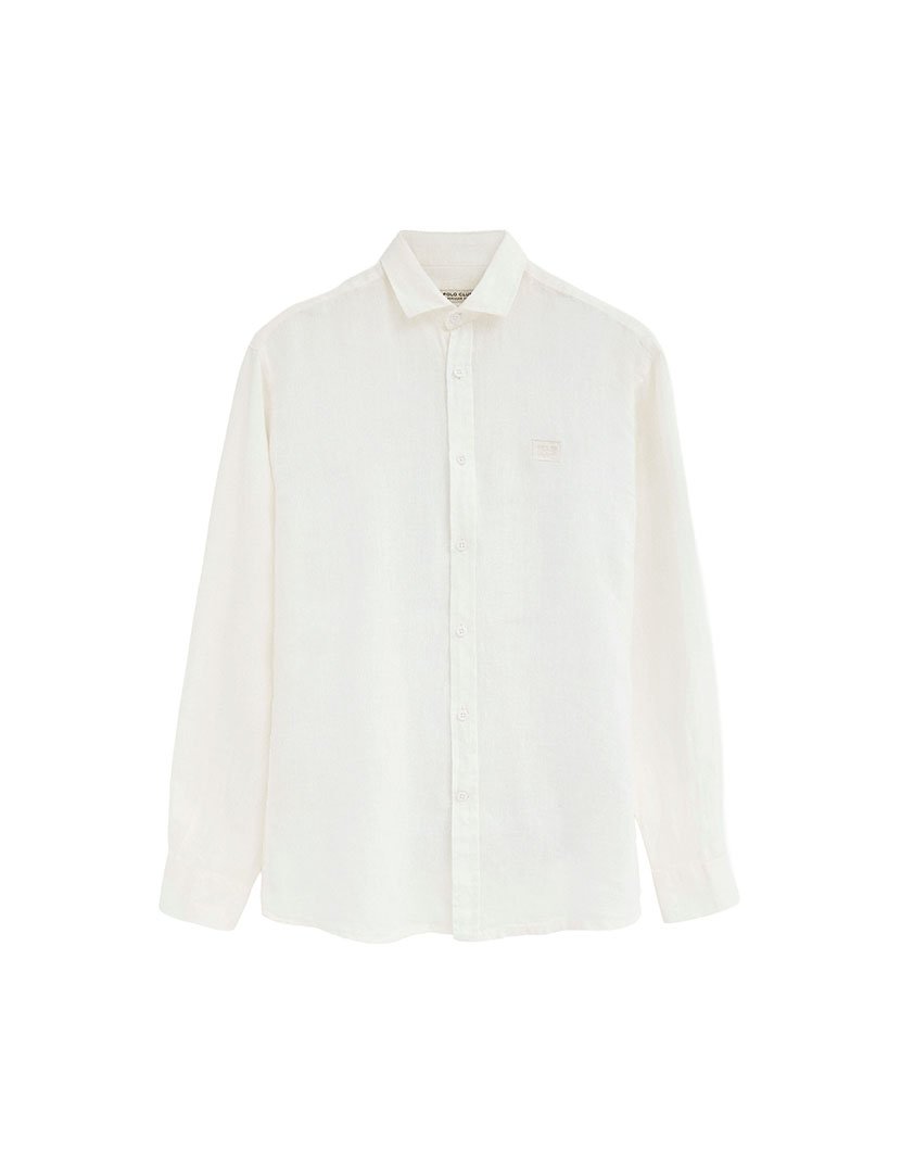Camisa manga comprida Regular Fit Branco