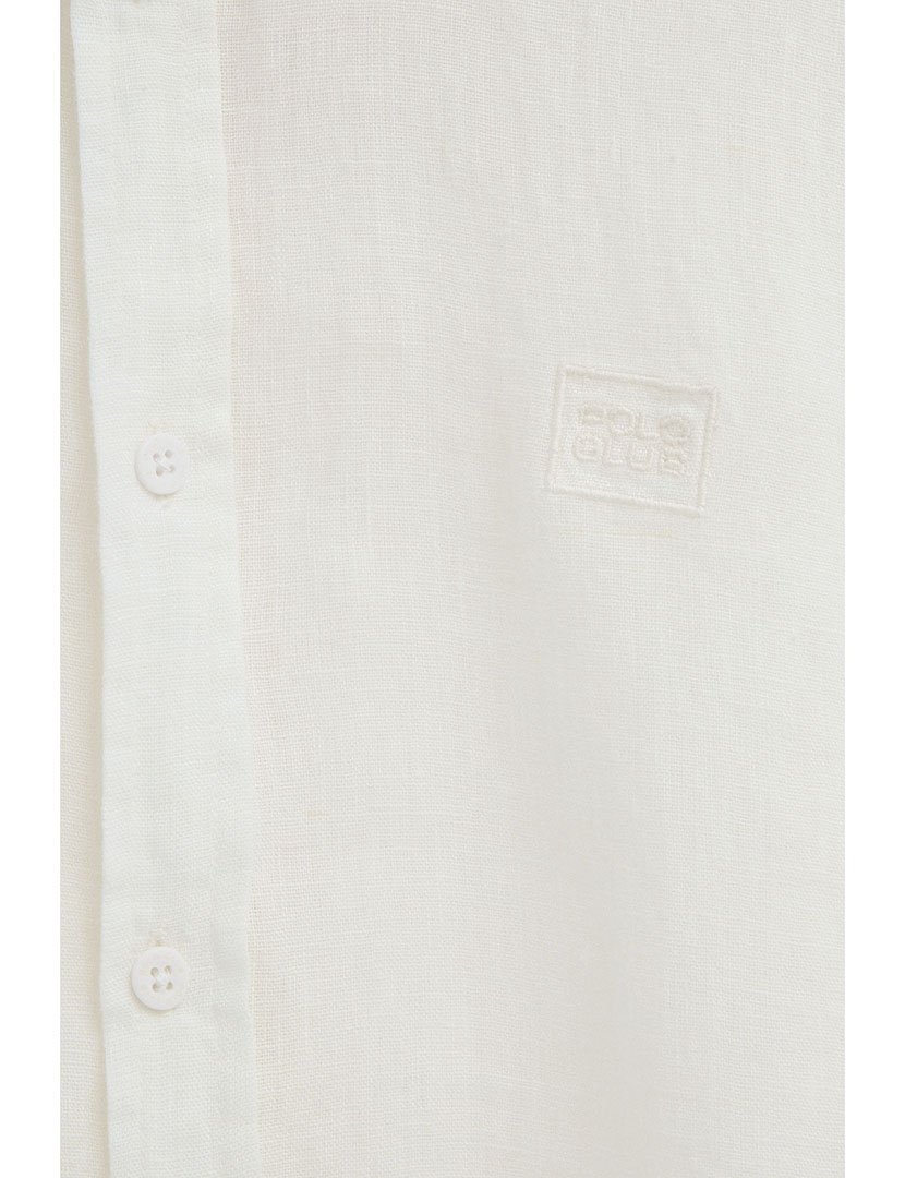 Camisa manga comprida Regular Fit Branco