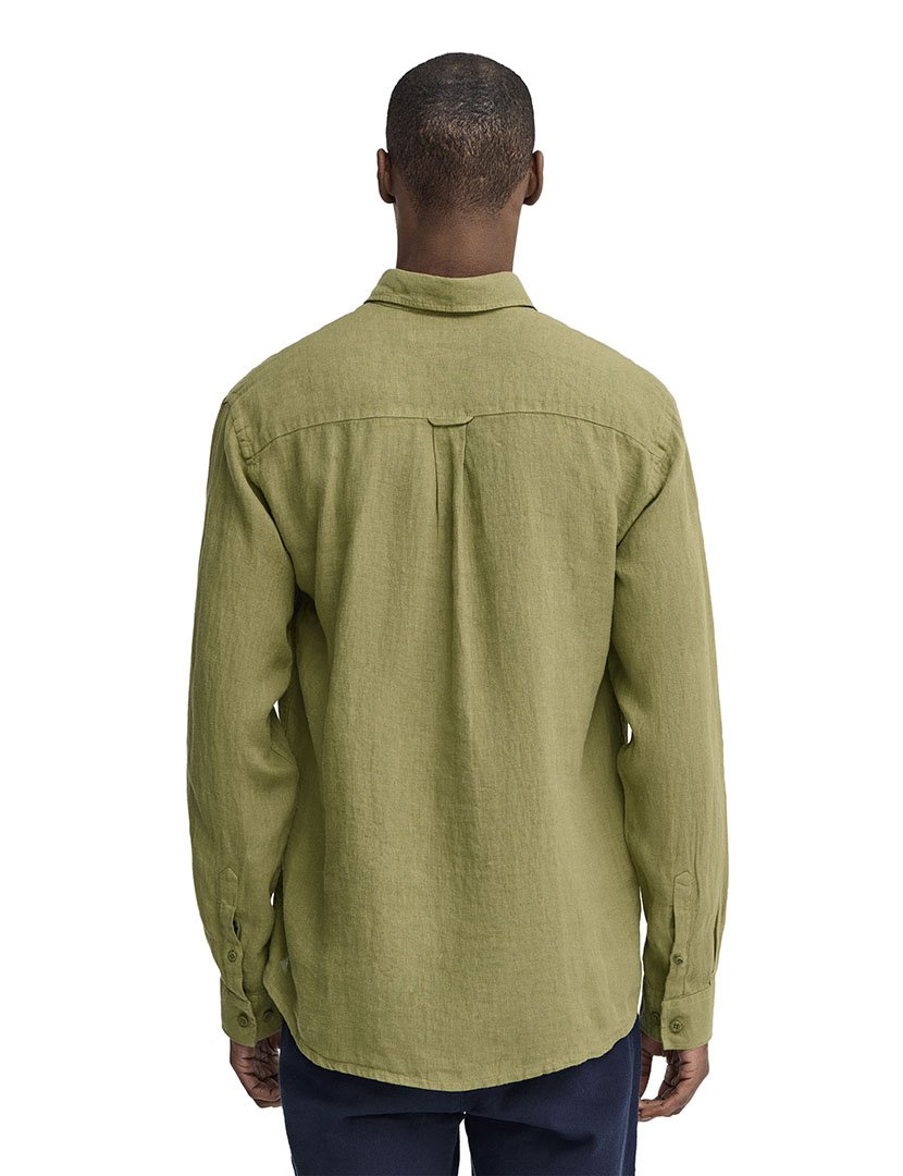 Camisa manga comprida Regular Fit Verde