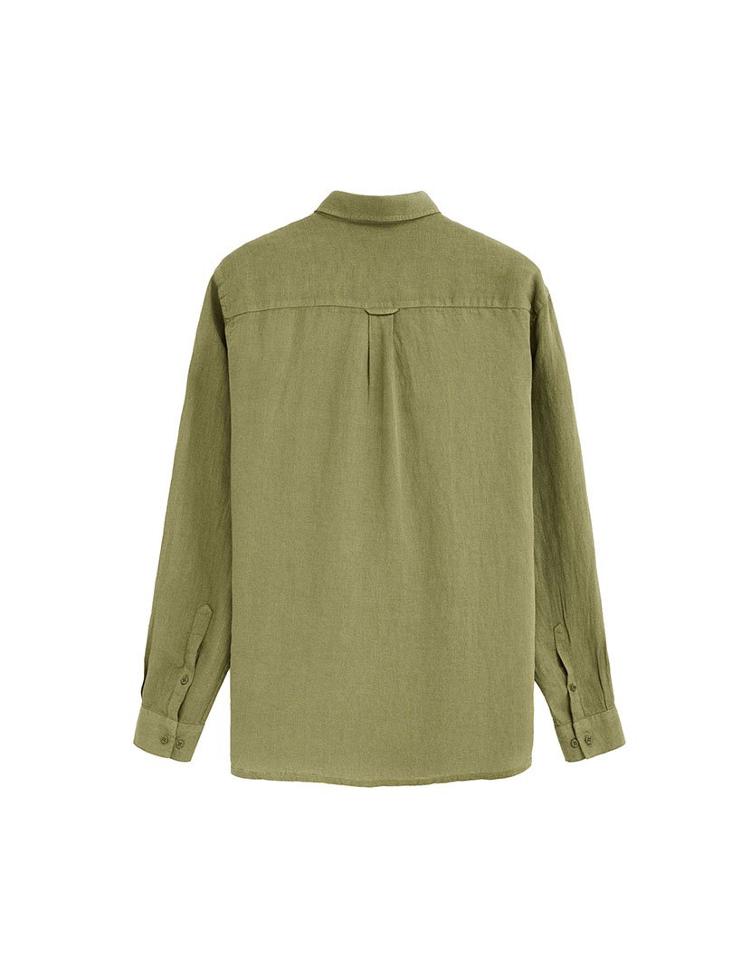 Camisa manga comprida Regular Fit Verde