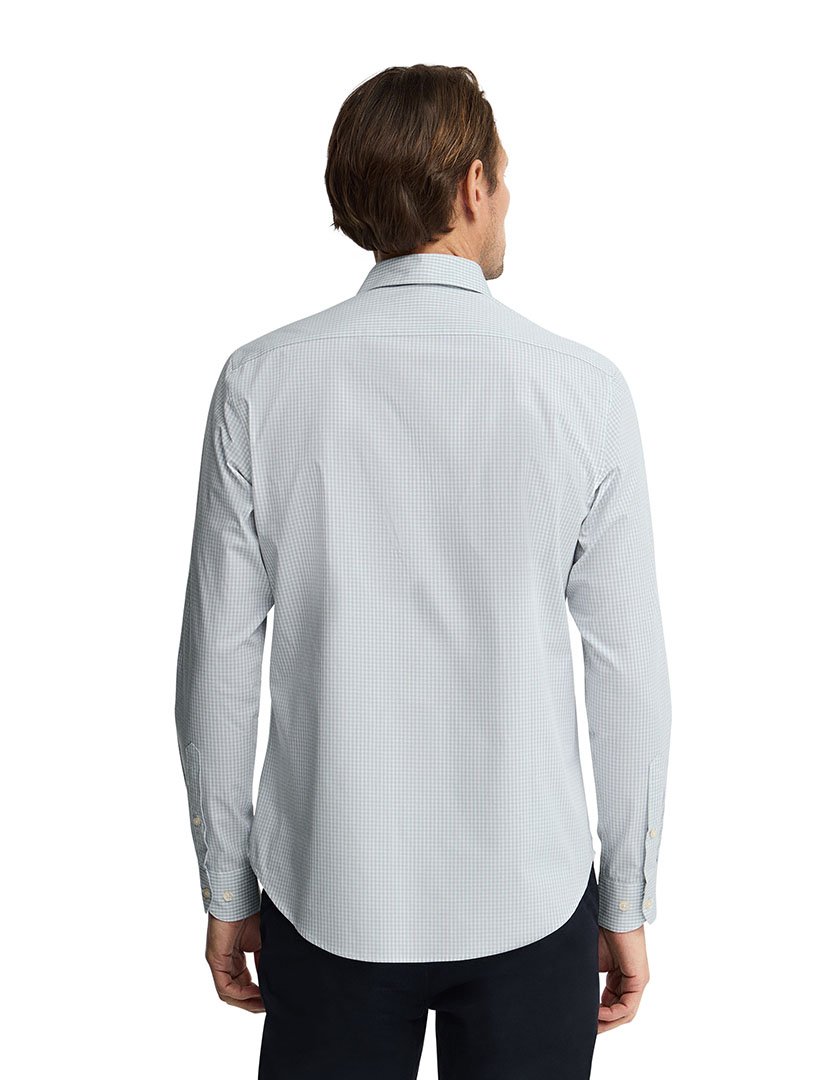 Camisa manga comprida Slim Fit Azul Claro