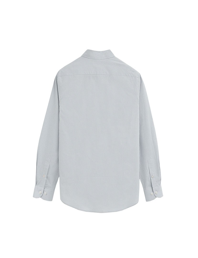 Camisa manga comprida Slim Fit Azul Claro