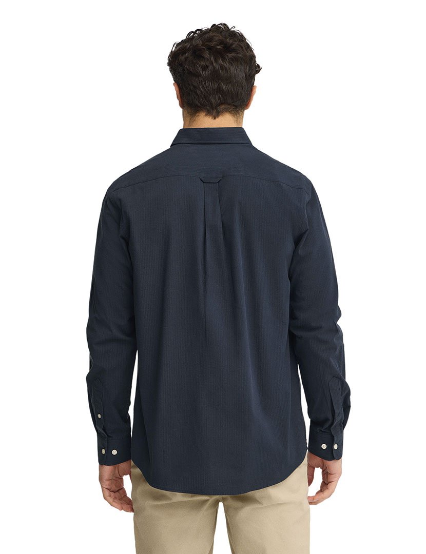 Camisa manga comprida Regular Fit Azul