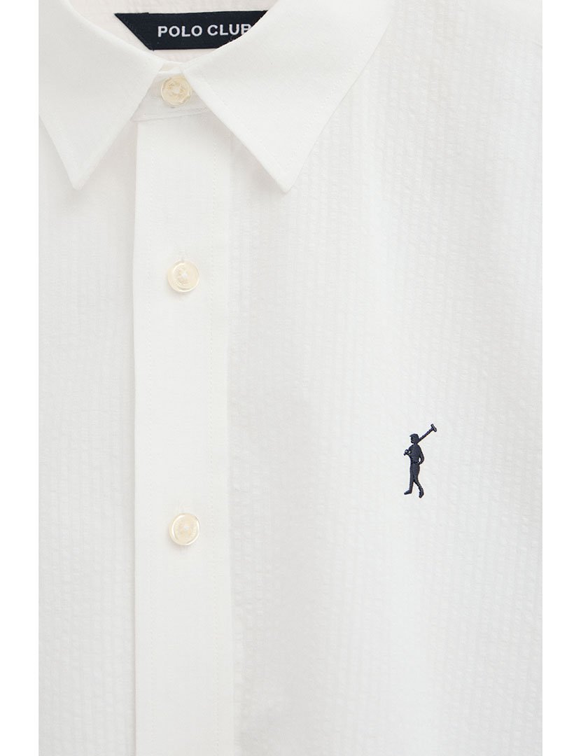 Camisa manga comprida Regular Fit Branco