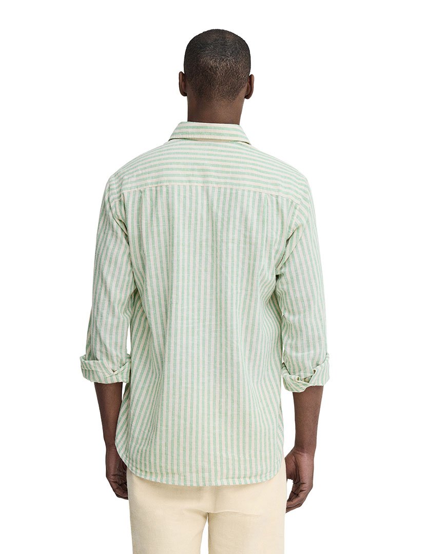 Camisa manga comprida Regular Fit Verde