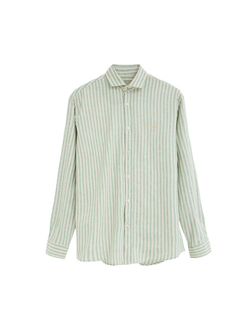 Camisa manga comprida Regular Fit Verde