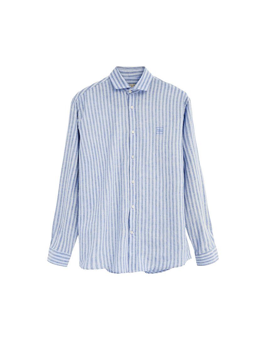 Camisa manga comprida Regular Fit Azul