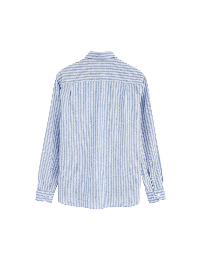 Camisa manga comprida Regular Fit Azul