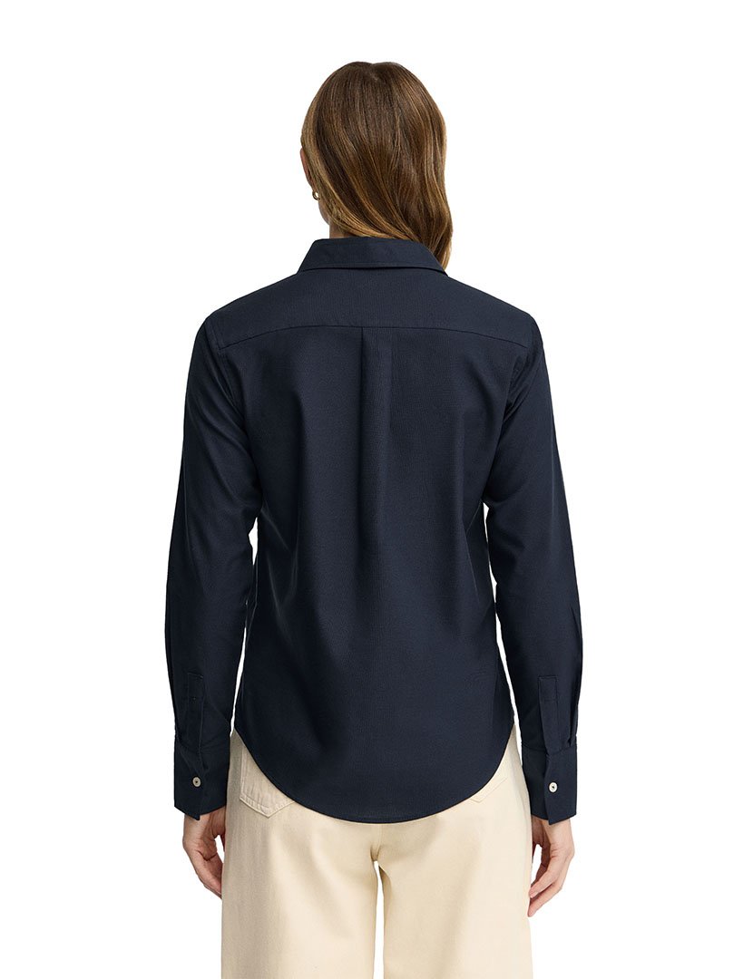 Camisa manga comprida Regular Fit Azul