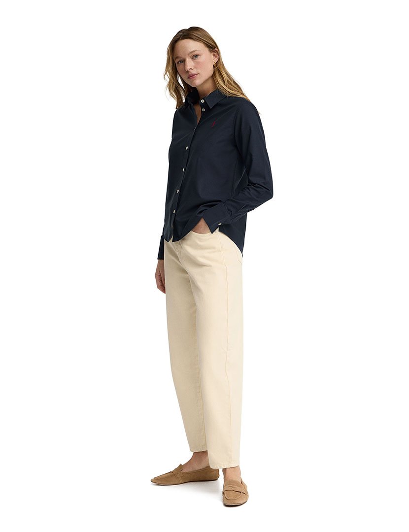 Camisa manga comprida Regular Fit Azul
