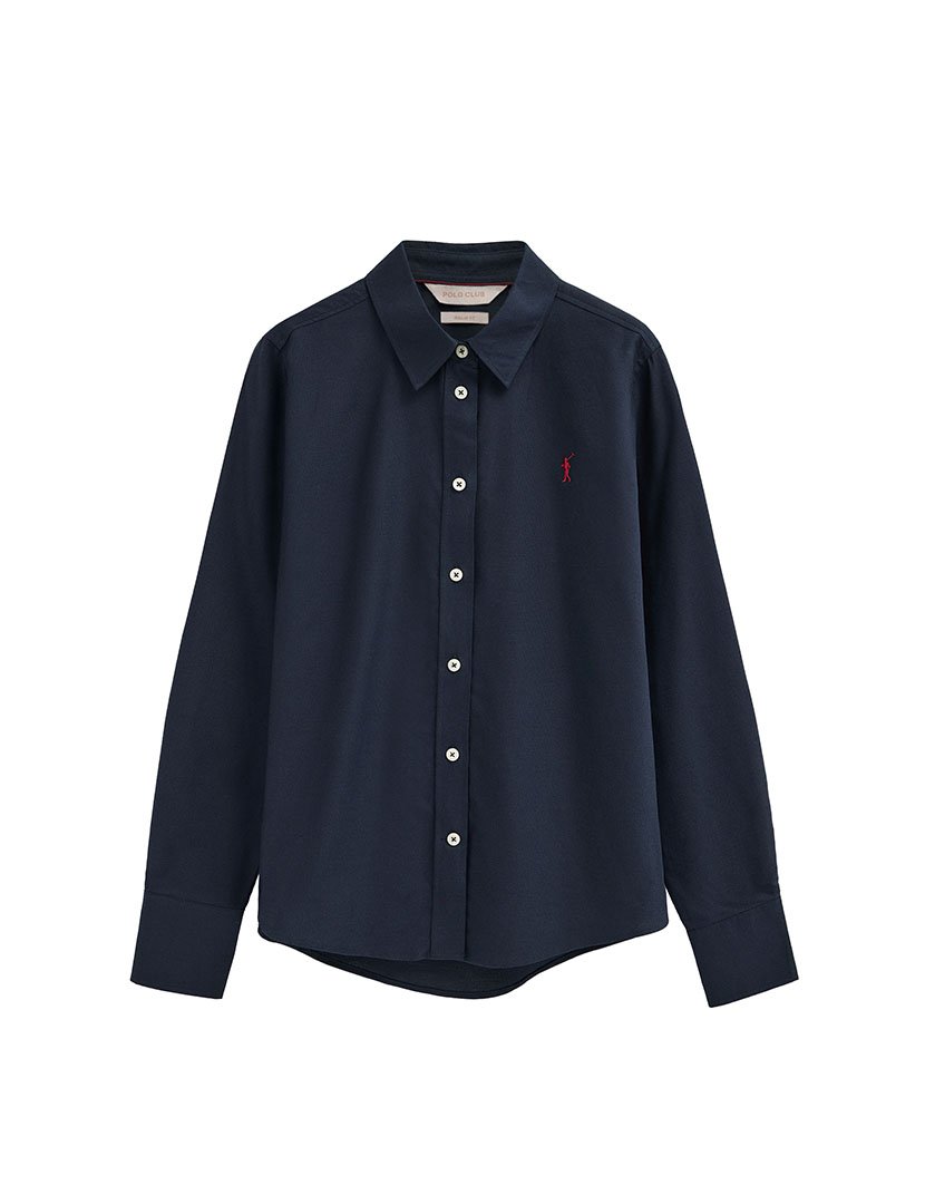Camisa manga comprida Regular Fit Azul