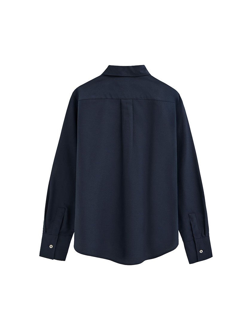 Camisa manga comprida Regular Fit Azul