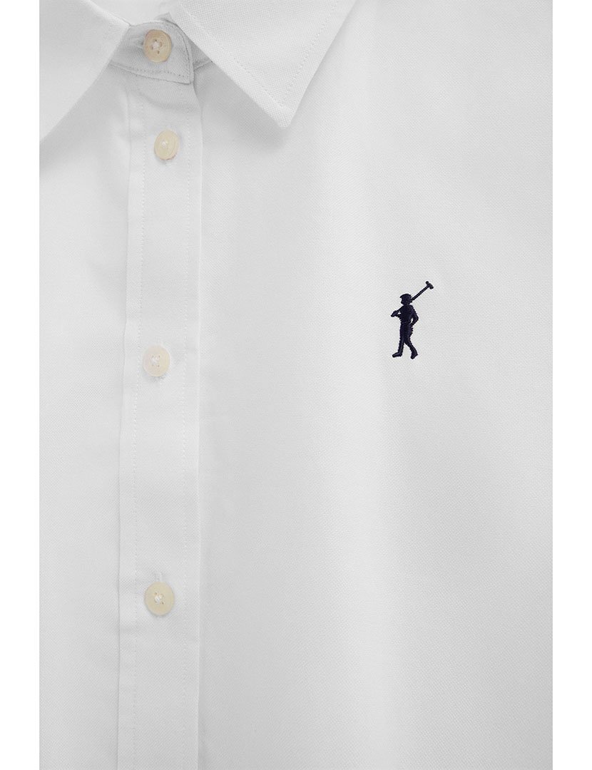 Camisa manga comprida Regular Fit Branco