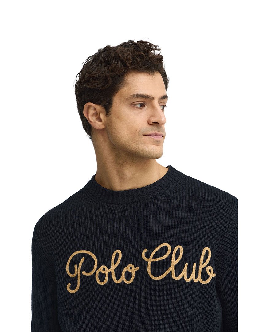 Pullover GG7 Relaxed Fit Azul