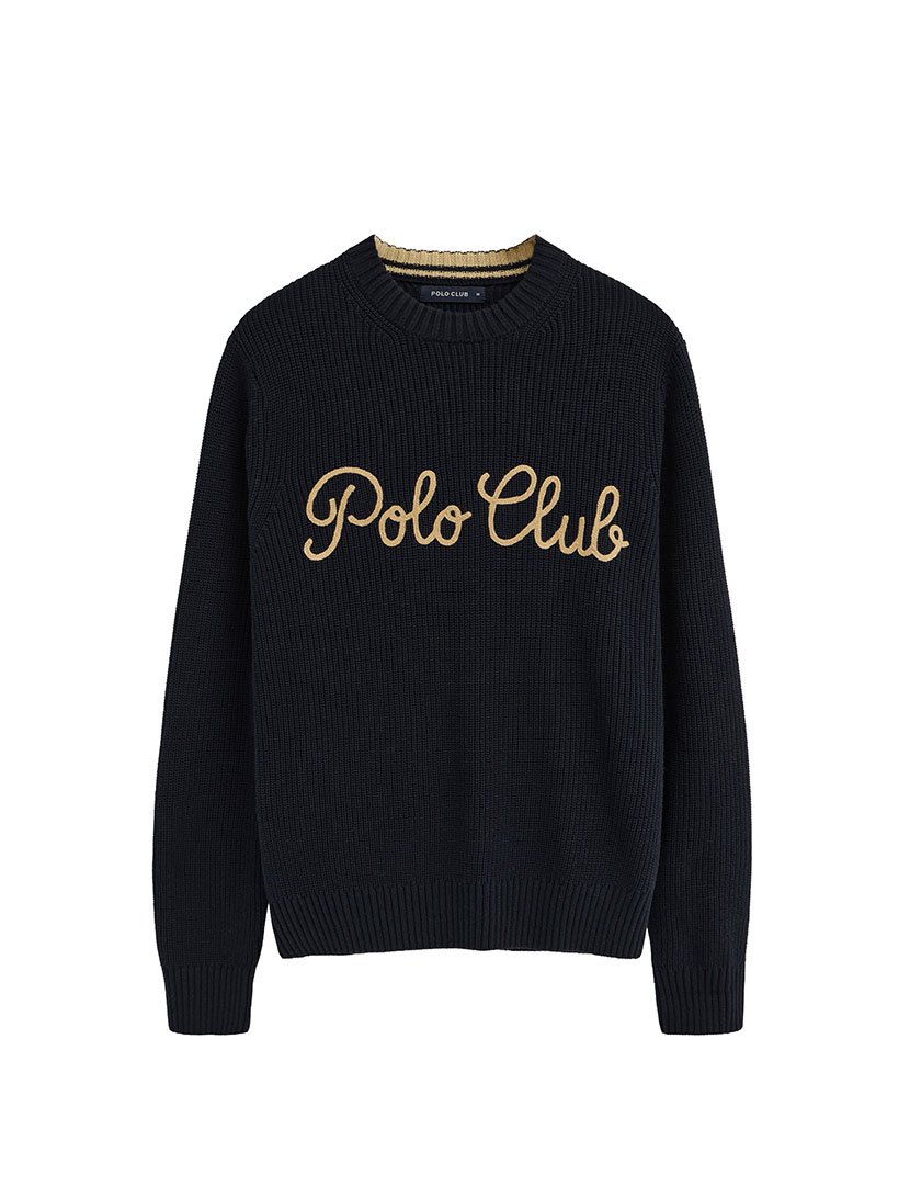 Pullover GG7 Relaxed Fit Azul