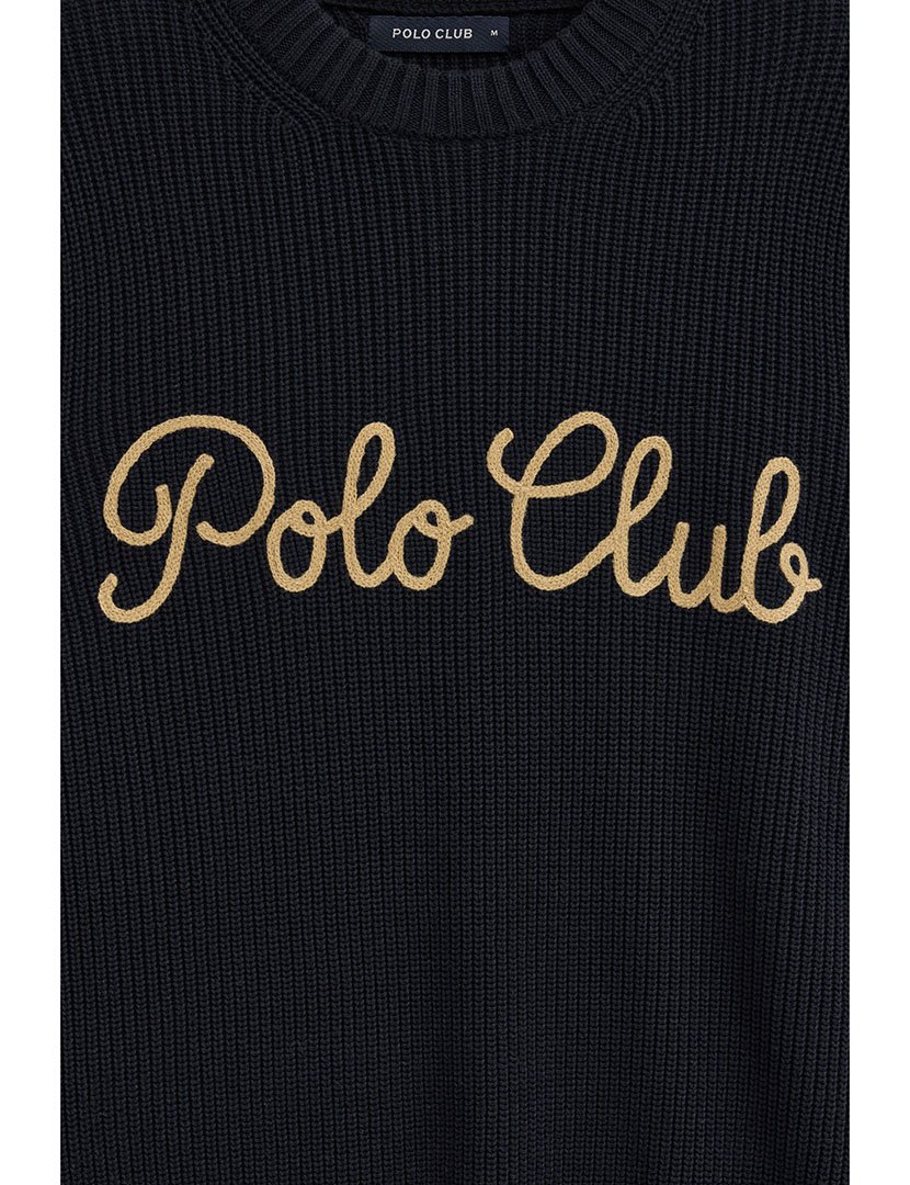 Pullover GG7 Relaxed Fit Azul