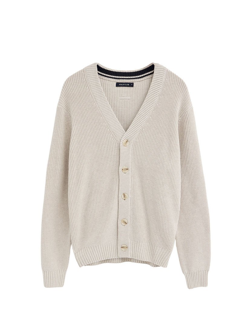 Cardigan GG7 Loose Fit Bege