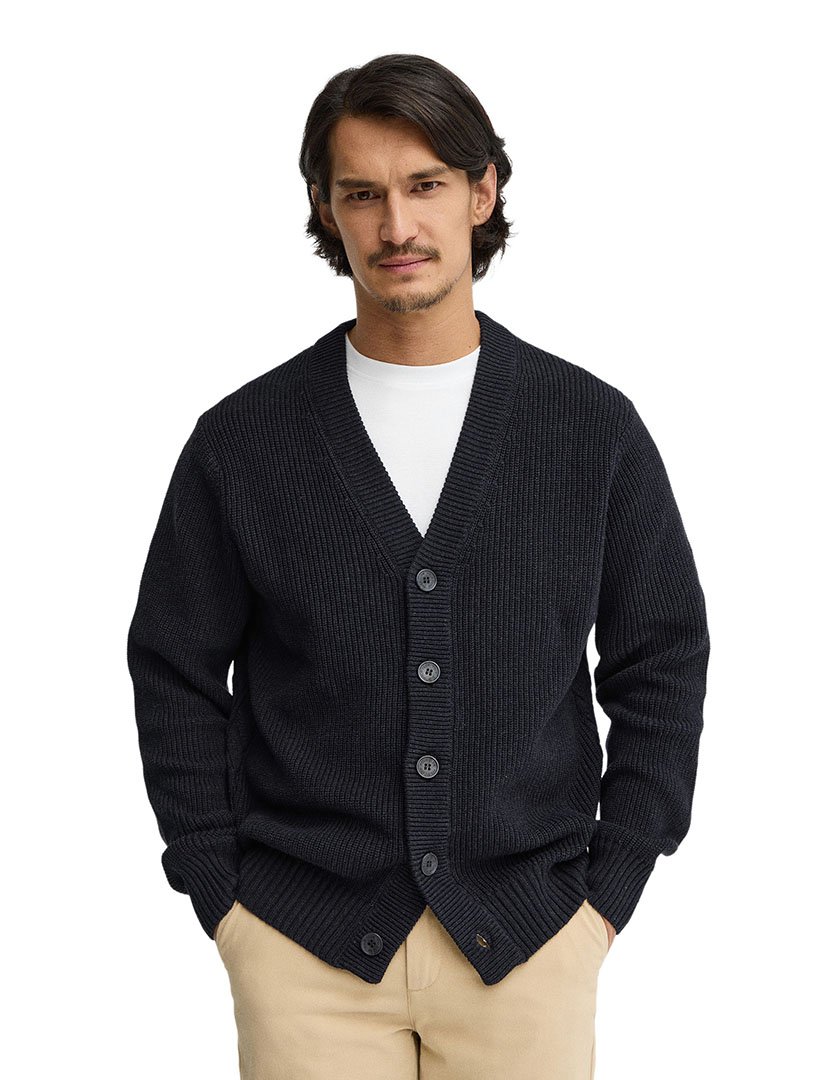 Cardigan GG7 Loose Fit Azul