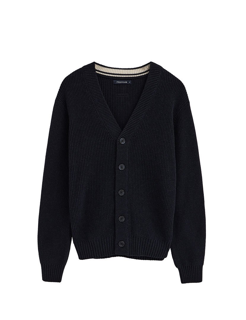 Cardigan GG7 Loose Fit Azul