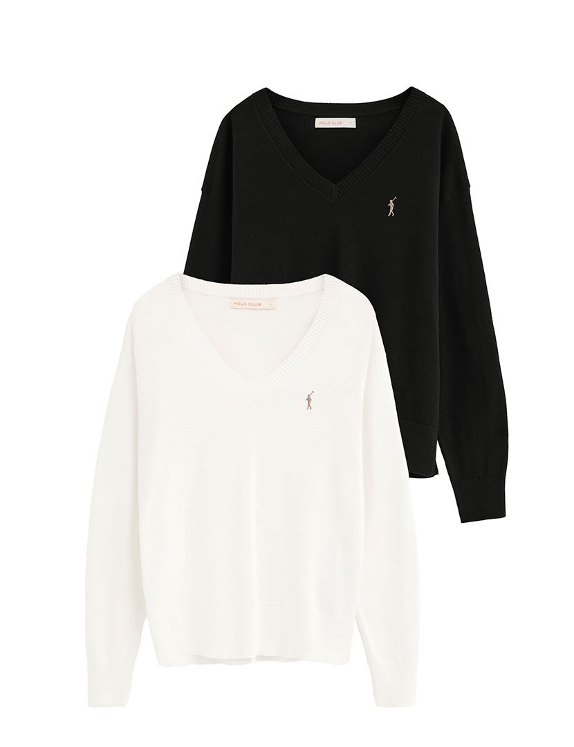 Pack 2 Pullovers Regular Fit Multicor