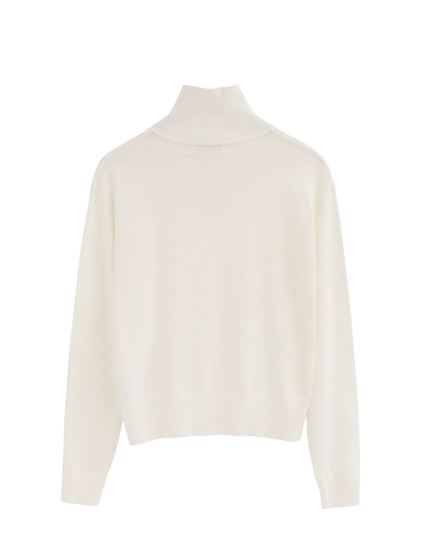 Pullover meio zip GG12 Branco