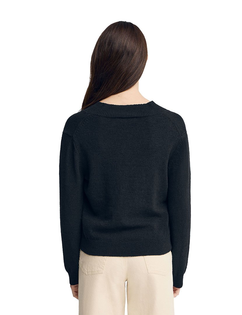 Pullover de Malha Azul