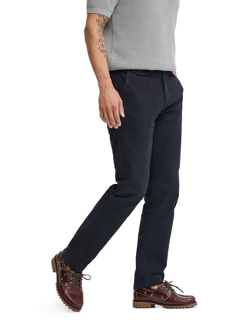 Calças Chino Regular Fit Azul