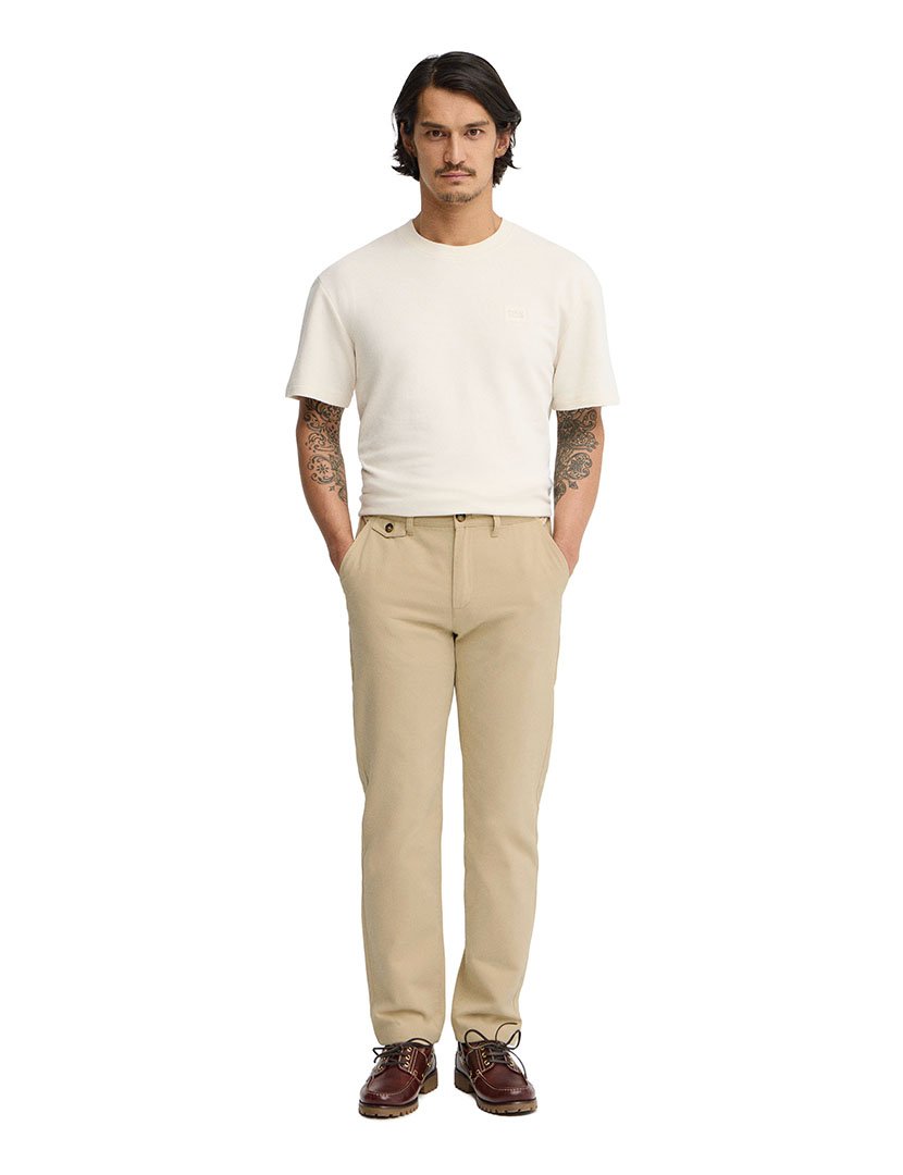 Calças Chino Regular Fit Bege