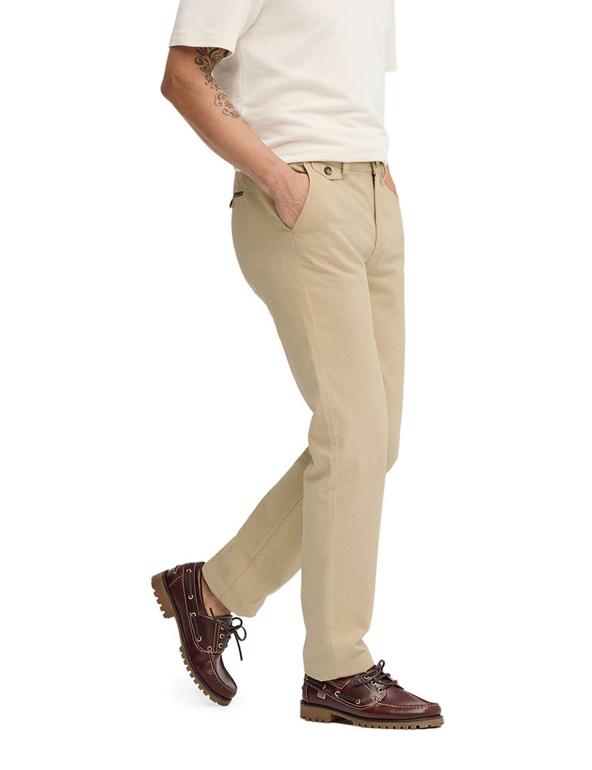 Calças Chino Regular Fit Bege