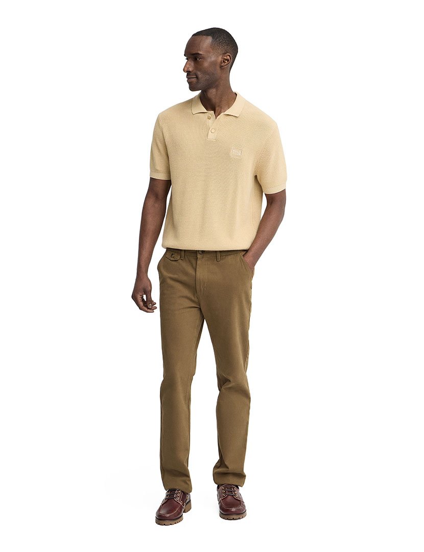 Calças Chino Regular Fit Camel