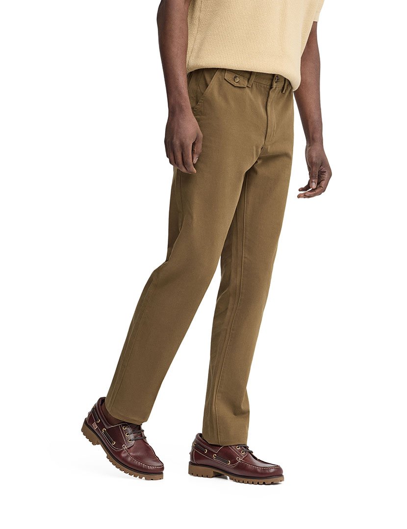 Calças Chino Regular Fit Camel