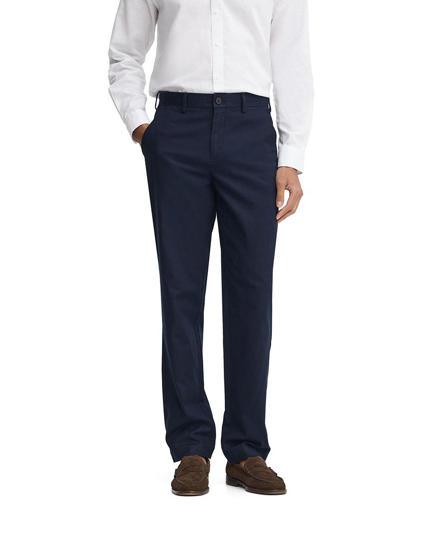 Calças Chino Regular Fit Azul