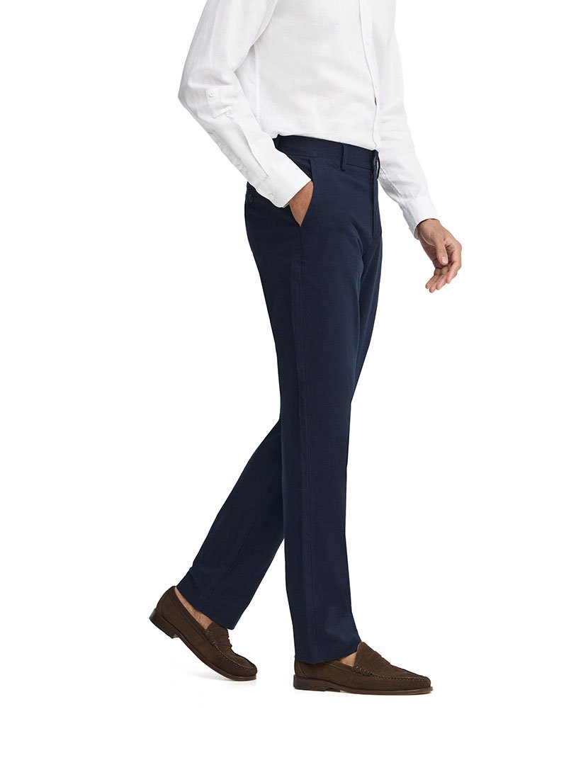 Calças Chino Regular Fit Azul