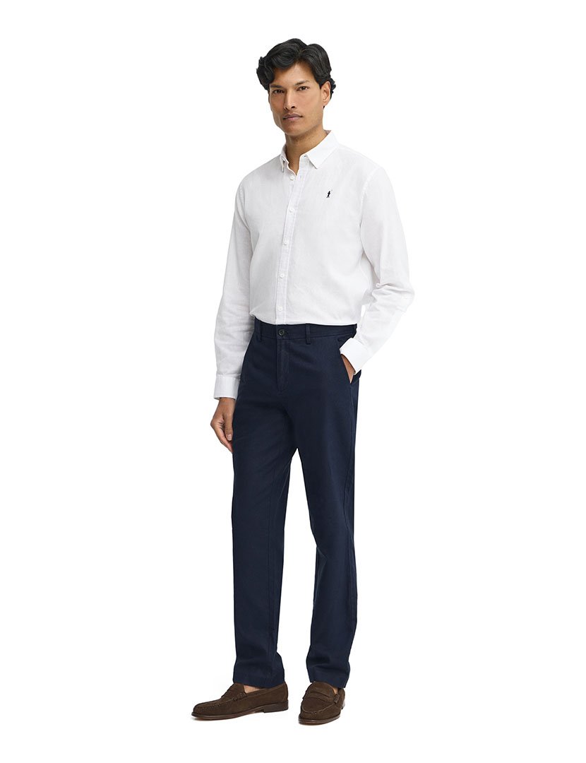 Calças Chino Regular Fit Azul