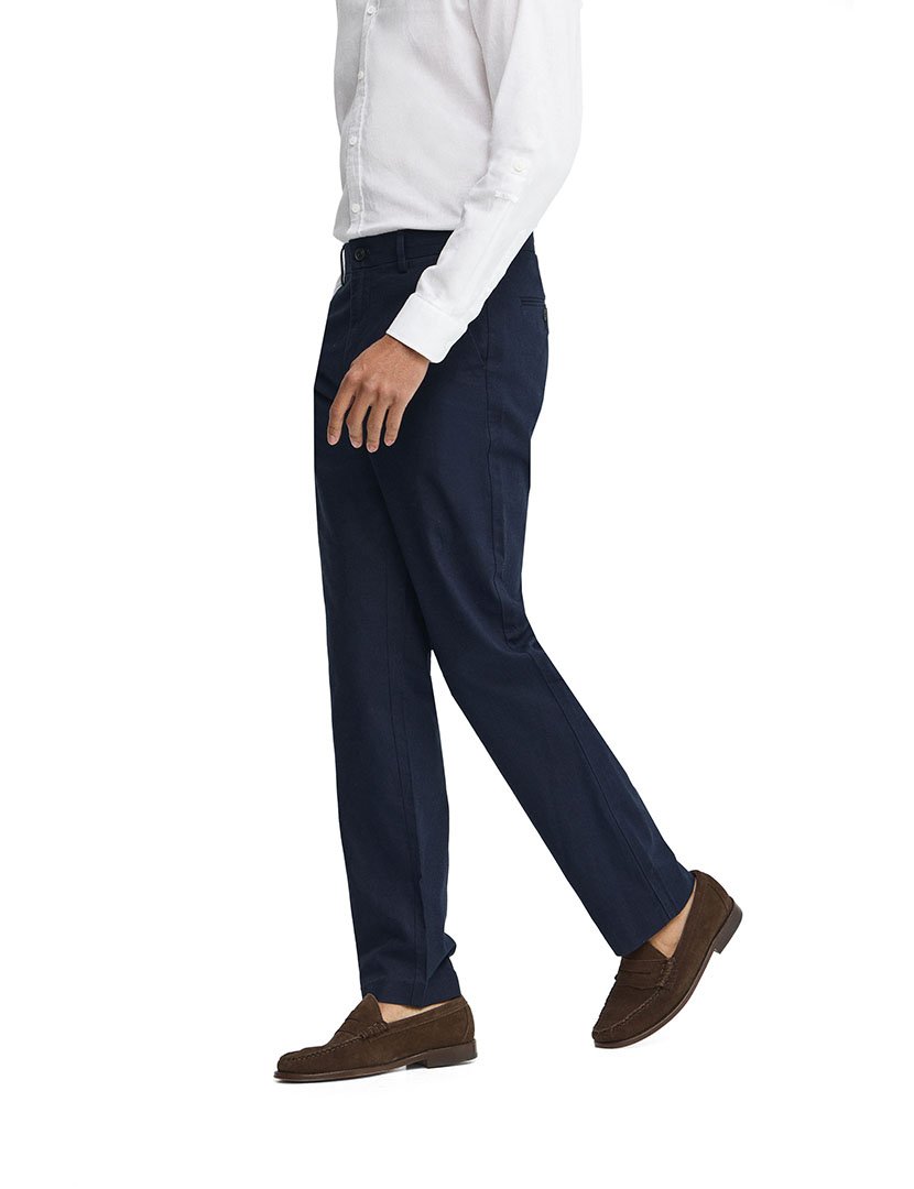 Calças Chino Regular Fit Azul