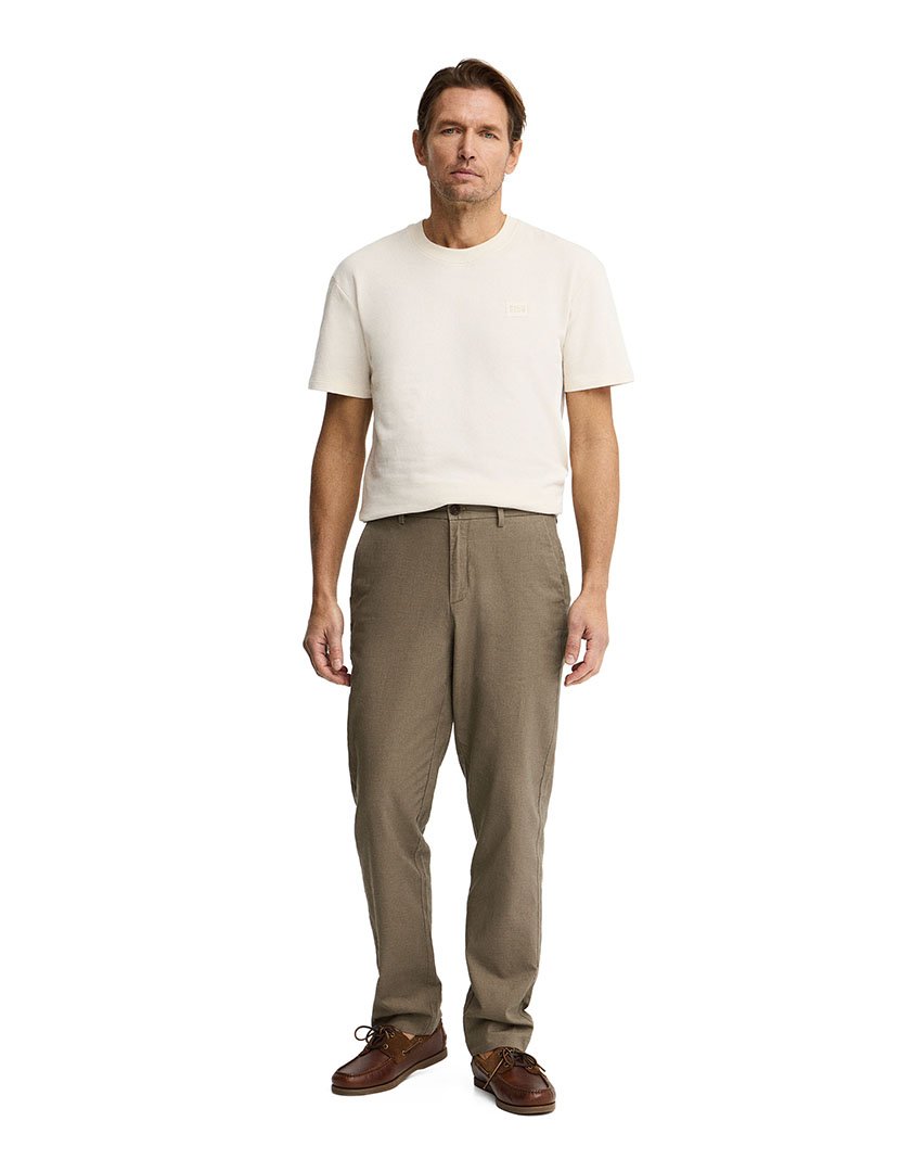 Calças Chino Regular Fit Verde Khaki