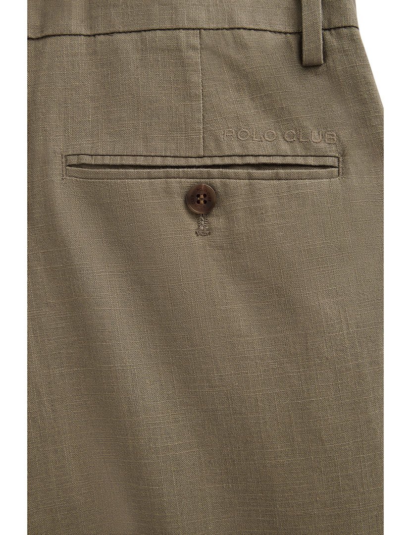 Calças Chino Regular Fit Verde Khaki