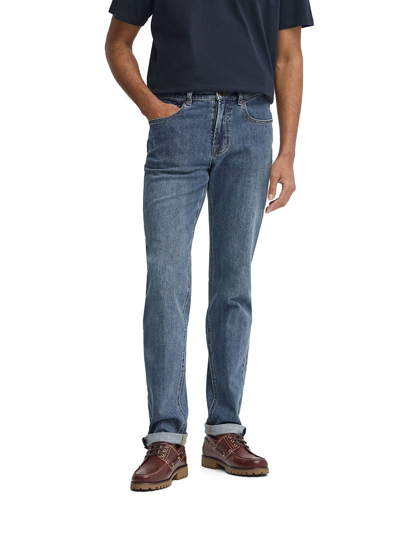 Calças de Ganga Slim Fit Azul