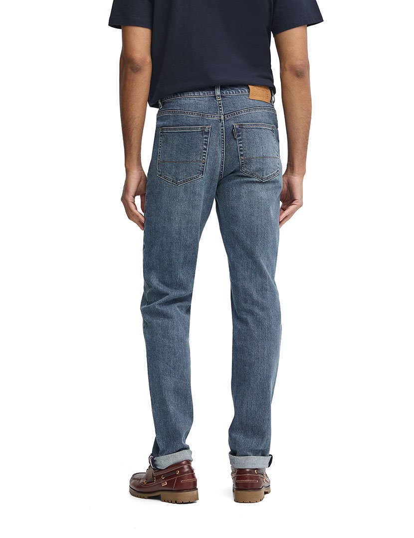 Calças de Ganga Slim Fit Azul