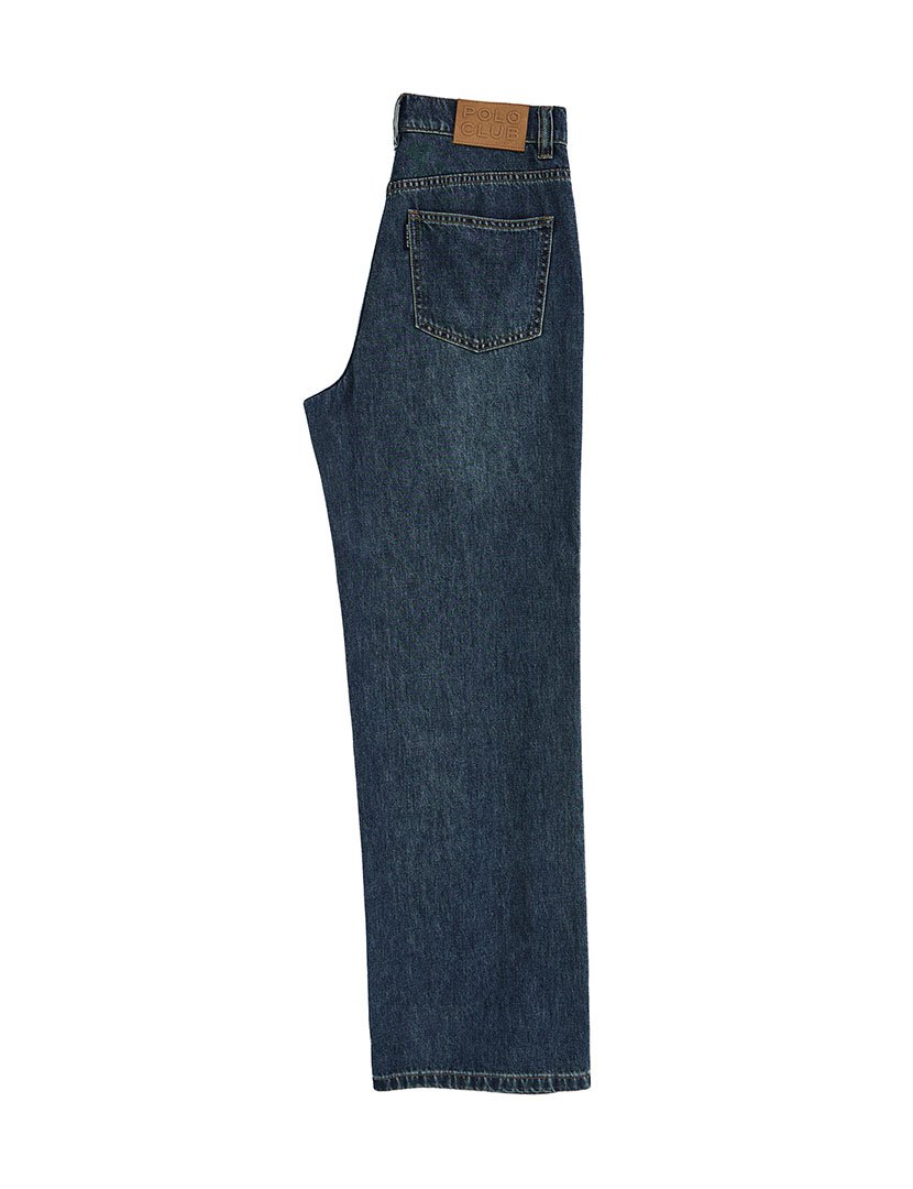 Calças de Ganga Wide Leg Azul