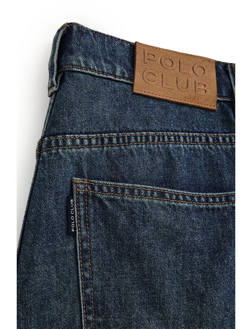 Calças de Ganga Wide Leg Azul
