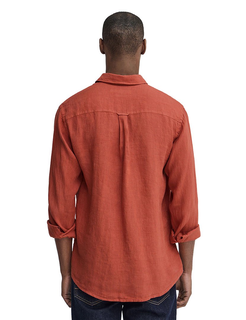 Camisa manga comprida Regular Fit Vermelho