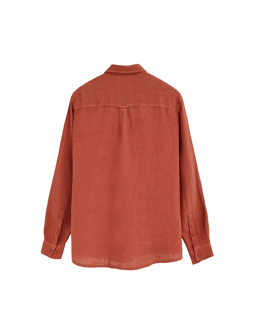 Camisa manga comprida Regular Fit Vermelho