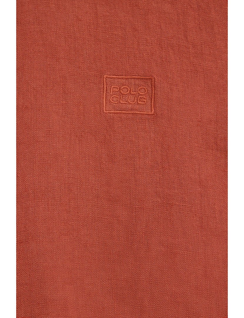 Camisa manga comprida Regular Fit Vermelho