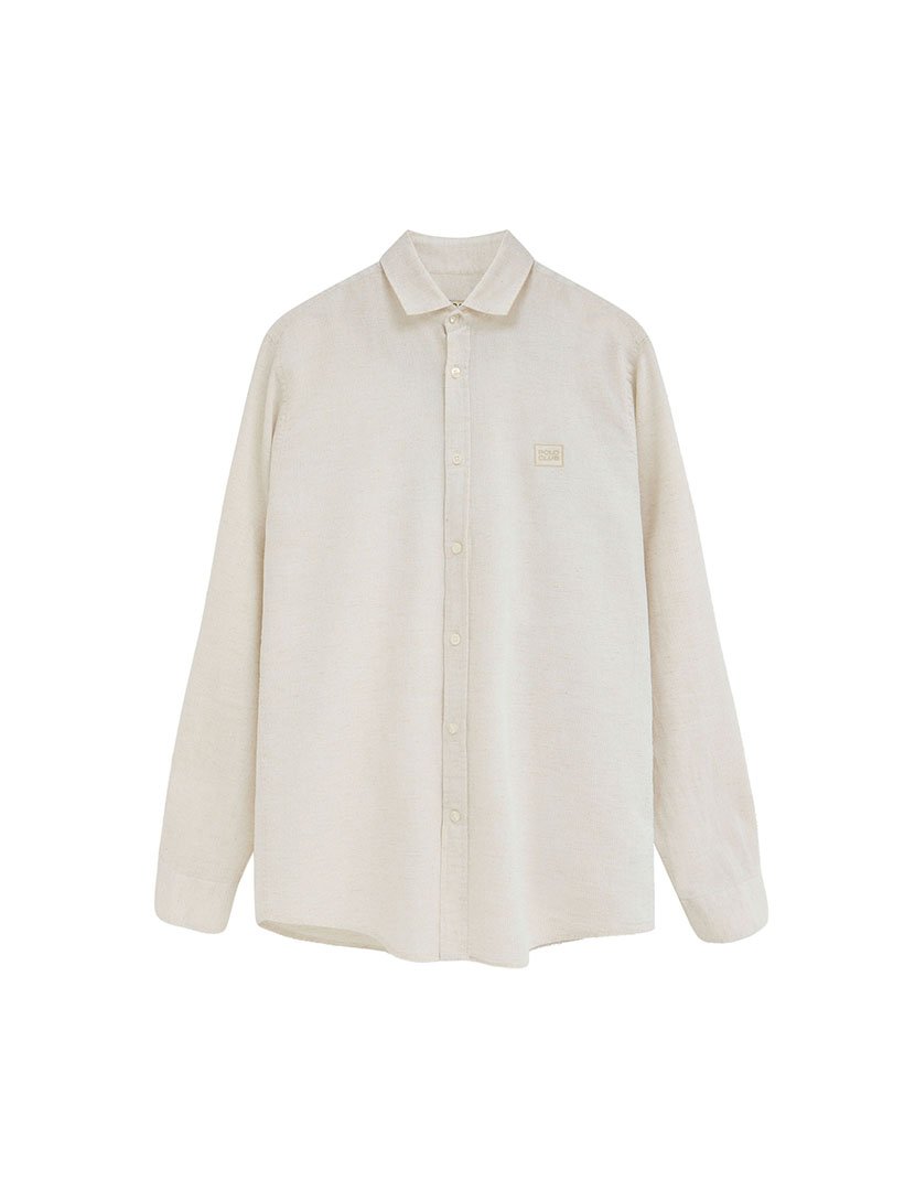 Camisa manga comprida Regular Fit Bege