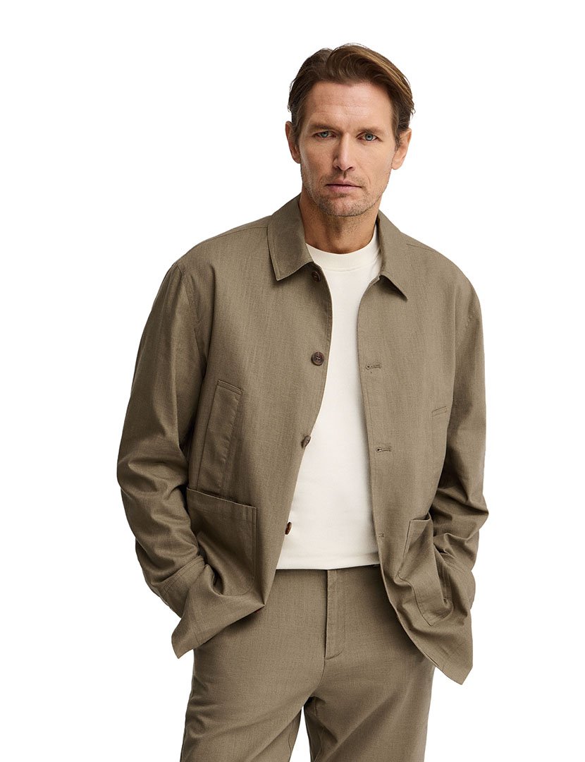 Sobretudo Regular Fit Verde Khaki