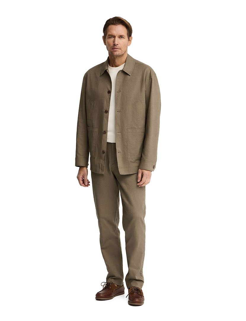 Sobretudo Regular Fit Verde Khaki