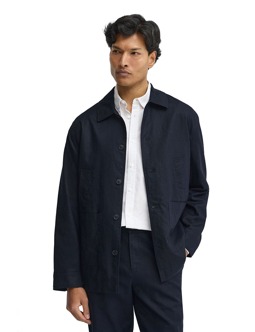 Sobretudo Regular Fit Azul