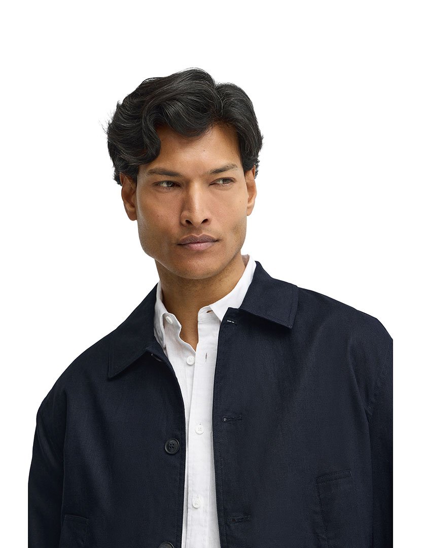 Sobretudo Regular Fit Azul
