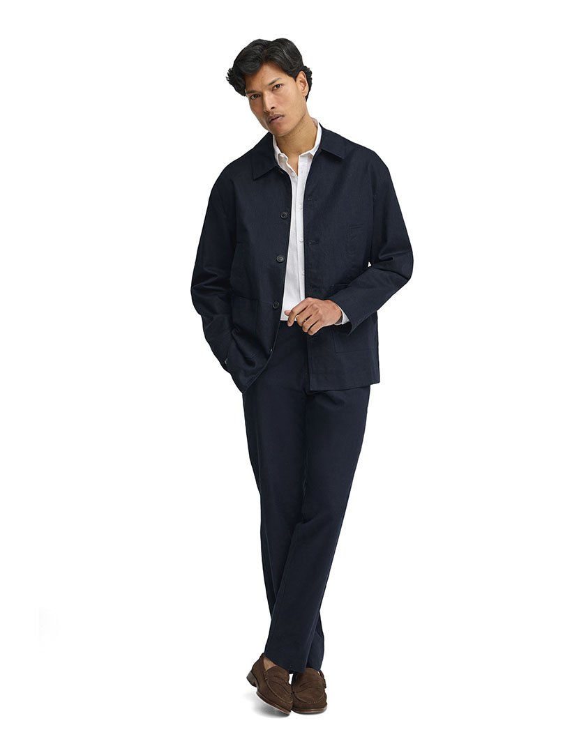 Sobretudo Regular Fit Azul